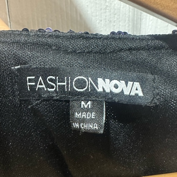 Star Is Born Sequin Dress - Navy - Picture 11 of 13